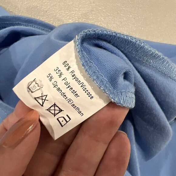 Coolmee Dress Women Small‎ Blue Midi Off The Shoulders - Picture 12 of 13